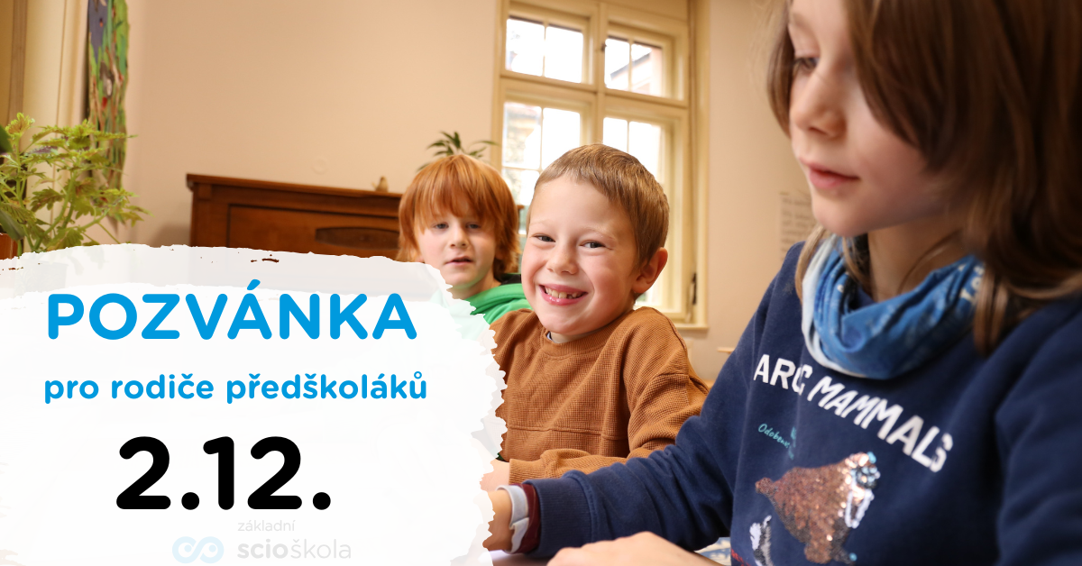 Pozvánka pro rodiče předškoláků